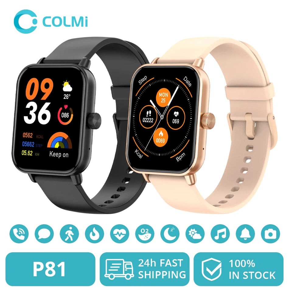 COLMI P81 Smartwatch con chiamate vocali 100 modalità sportive