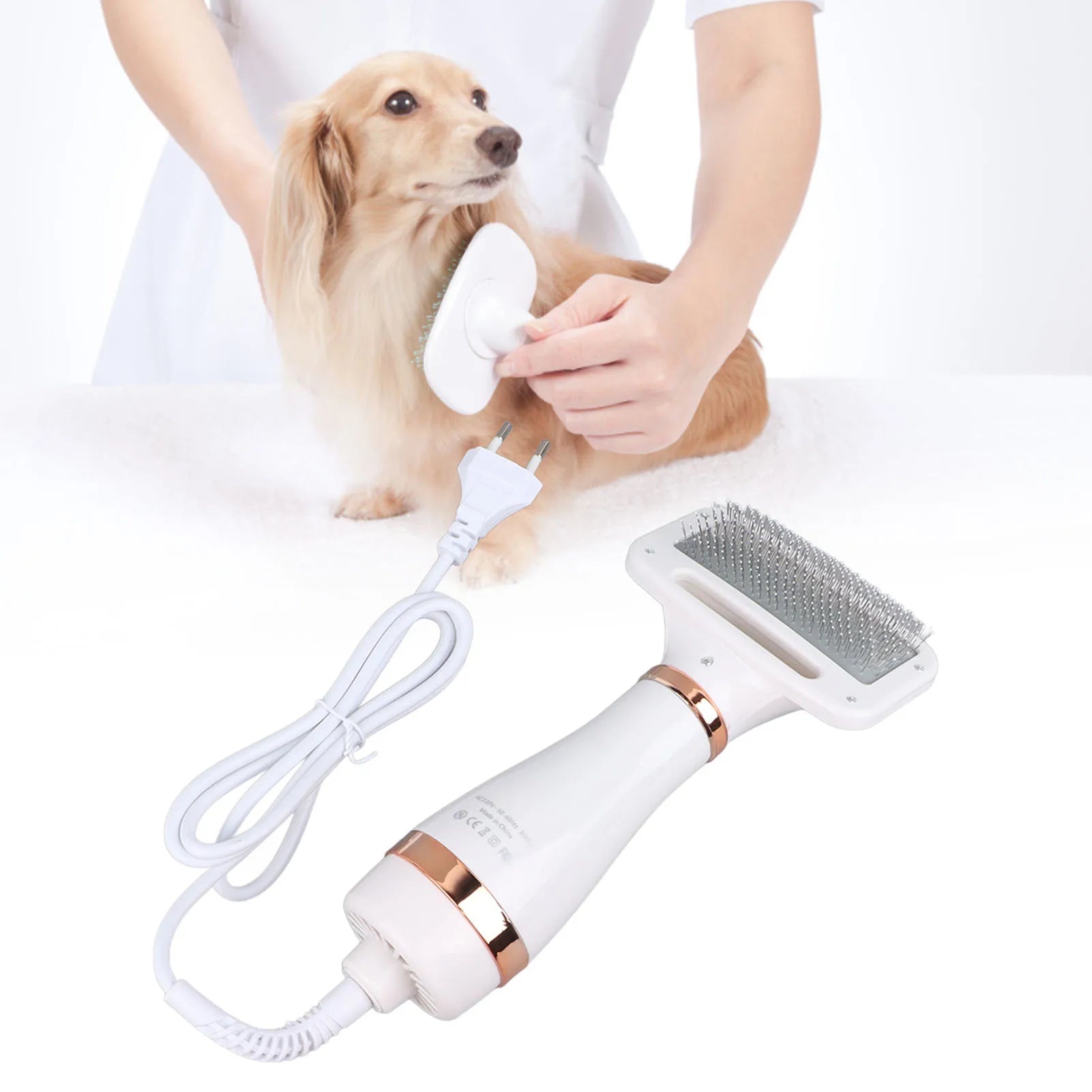 Pet Grooming Dryer 2 In 1 &ndash; Dog Brush And Dryer Portable