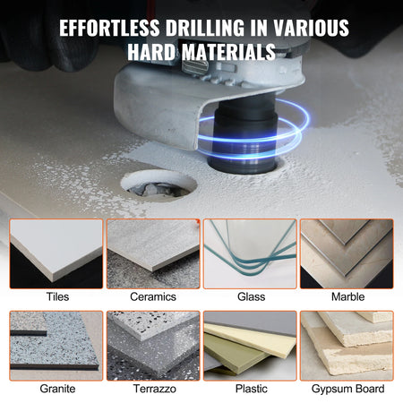 SucceBuy Diamond Core Drill Bit Set Kit &ndash; Storage Case