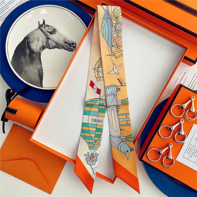 JTVOVOC Silk Scarf &ndash; Elegant Versatility for Any Outfit JZP024-04 / 5x85cm