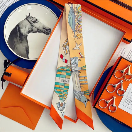 JTVOVOC Silk Scarf &ndash; Elegant Versatility for Any Outfit JZP024-04 / 5x85cm