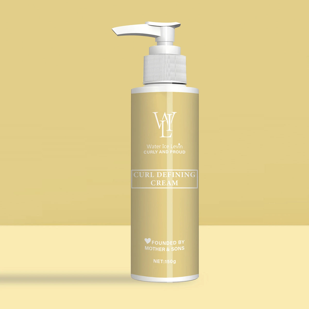 Water Ice Levin Curly Hair Enhancement Cream &ndash; Moisturizing and Styling Formula