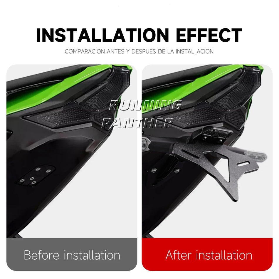 License Plate Holder CNC Aluminum for Kawasaki ZX-10R