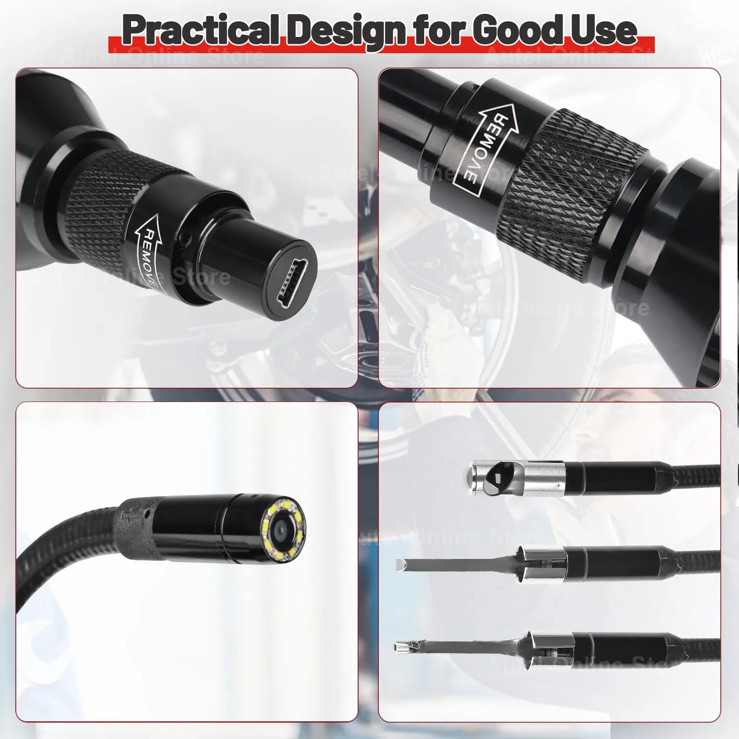 Autel MaxiVideo MV108S &ndash; 1920x1080 Endoscope Camera