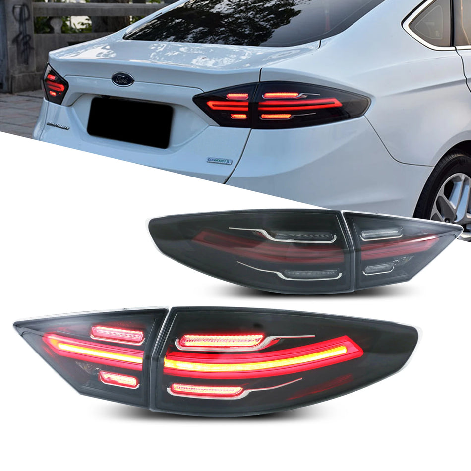 Ford Fusion Mondeo LED Tail Lights with Dynamic Animation, Sequential Signals