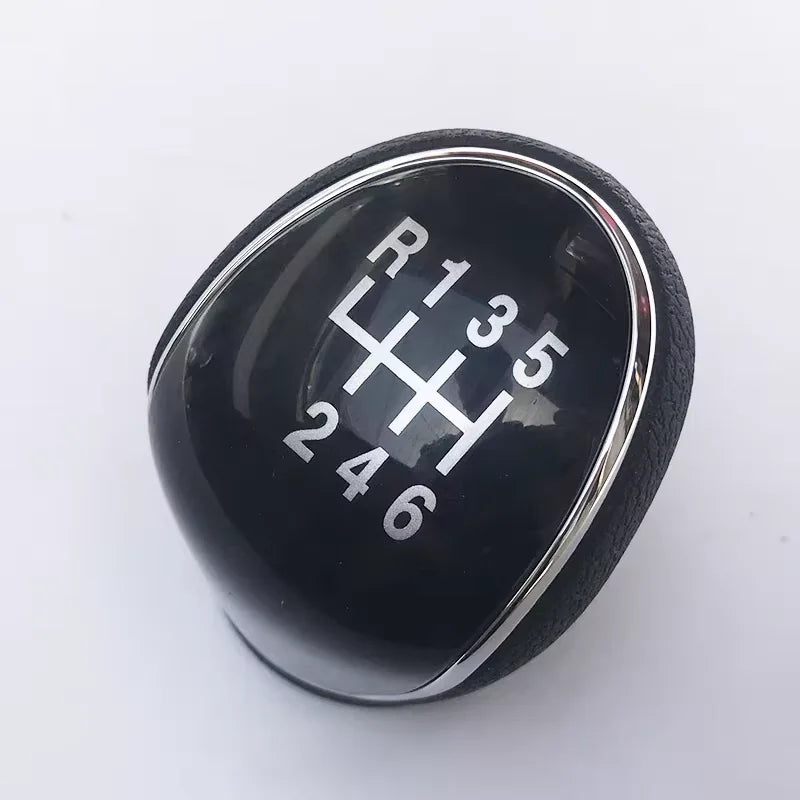 Leather Gear Shift Knob 6-Speed Manual for JAC Refine S3 S5 S7 T6 T8 by InterCyprus Trading Ltd