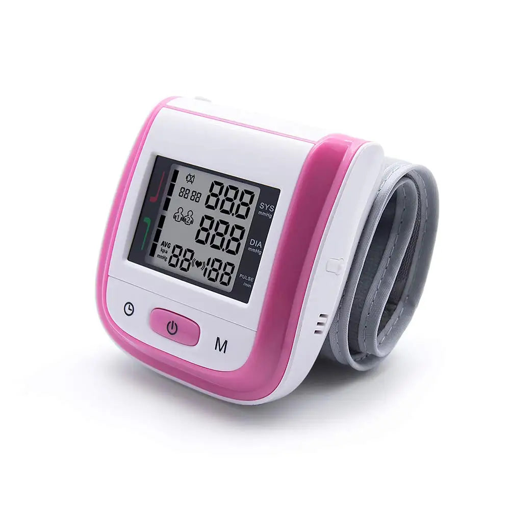 JianYouCare BP-02 Wrist Blood Pressure Monitor &ndash; 99 Memory pink / CHINA