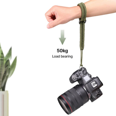 Handmade Woven Camera Wrist Strap | Quick Release &amp; Adjustable for Canon, Nikon, Sony