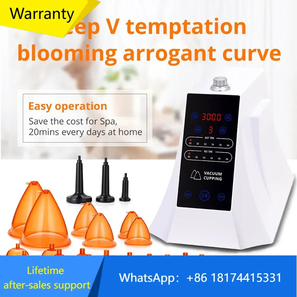 Vacuum Cupping Therapy For Breast And Butt Shaping Machine