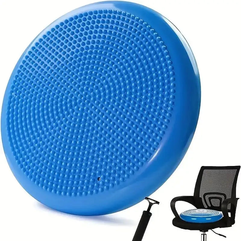 QzeUpwardSpirit Thickened Balance Pad Yoga Massage Seat Cushion Blue