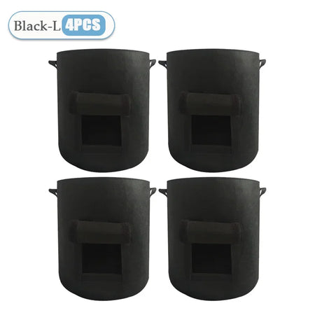 Non-Woven 10-Gallon Potato Planting Grow Bags with Harvest Windows