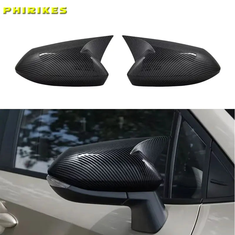 Κάλυμμα Καθρέφτη Toyota Corolla Πλευρικό Φτερό Πίσω Θέα Μαύρο