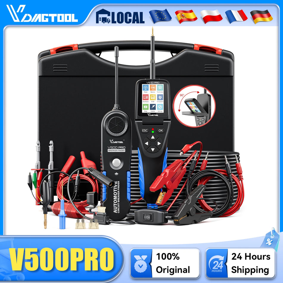 Automotive Circuit Tester Breaker Finder For 12V And 24V Vehicles