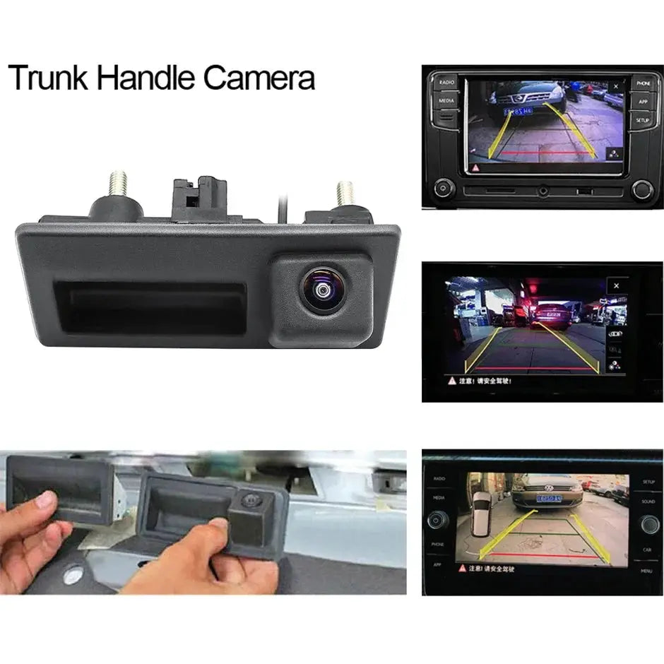 Canbus Reversing Camera With Dynamic Trajectory Lines For Audi VW A3 A5 Q5 A7 Passat Golf Tiguan Jetta by InterCyprus Trading Ltd