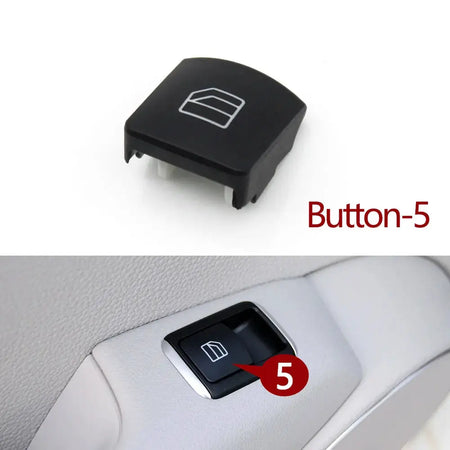 Car Interior Window Button Switch Cover Cap For Mercedes Benz A B C E GLA GLK Class W176 W246 W204 W212 W207 W156 X204 by InterCyprus Trading Ltd