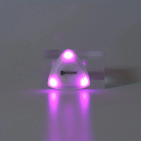 Miwayer LED Luminous Guitar Picks &ndash; Three Color Light Purple