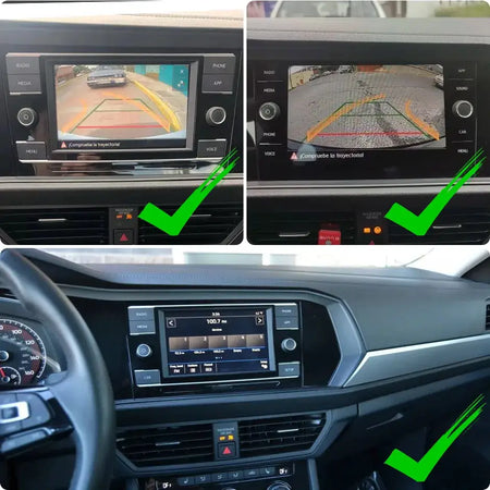 GreenYi Canbus Dynamic Trajectory Car Camera For VW JETTA MK7 2019 2021 2022 2023 Parking backup Camera Work With MIB2 NAV Unit by InterCyprus Trading Ltd