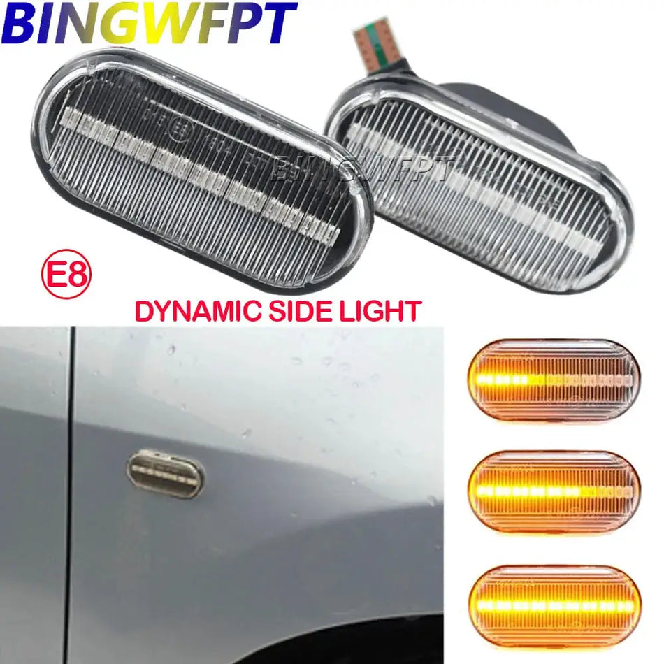 Car-styling Turn Signal Light For Nissan Tiida C11 Note E11 Micra K12 NP300 Navara D40 Qashqai J10 Side Repeater Lamp by InterCyprus Trading Ltd