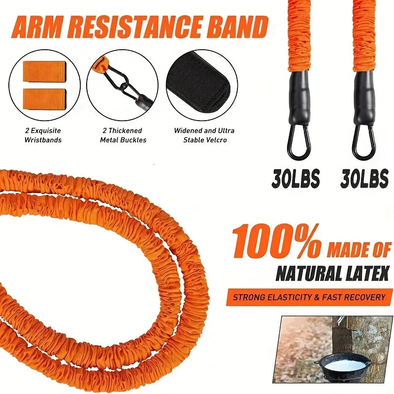 Bandas de Resistência de Baseball 50Lb/100Lb Treinador para Pitchers, Bandas para Braços
