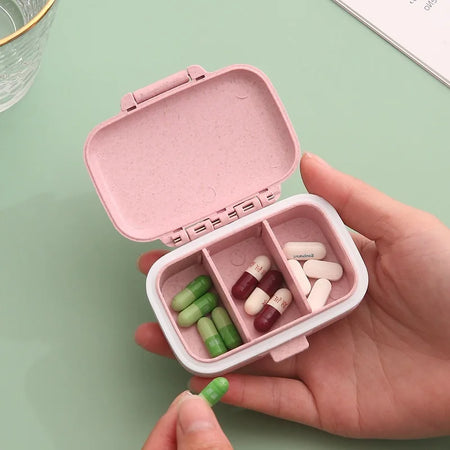 Mini Portable Pill Box Holder &ndash; Lightweight Design