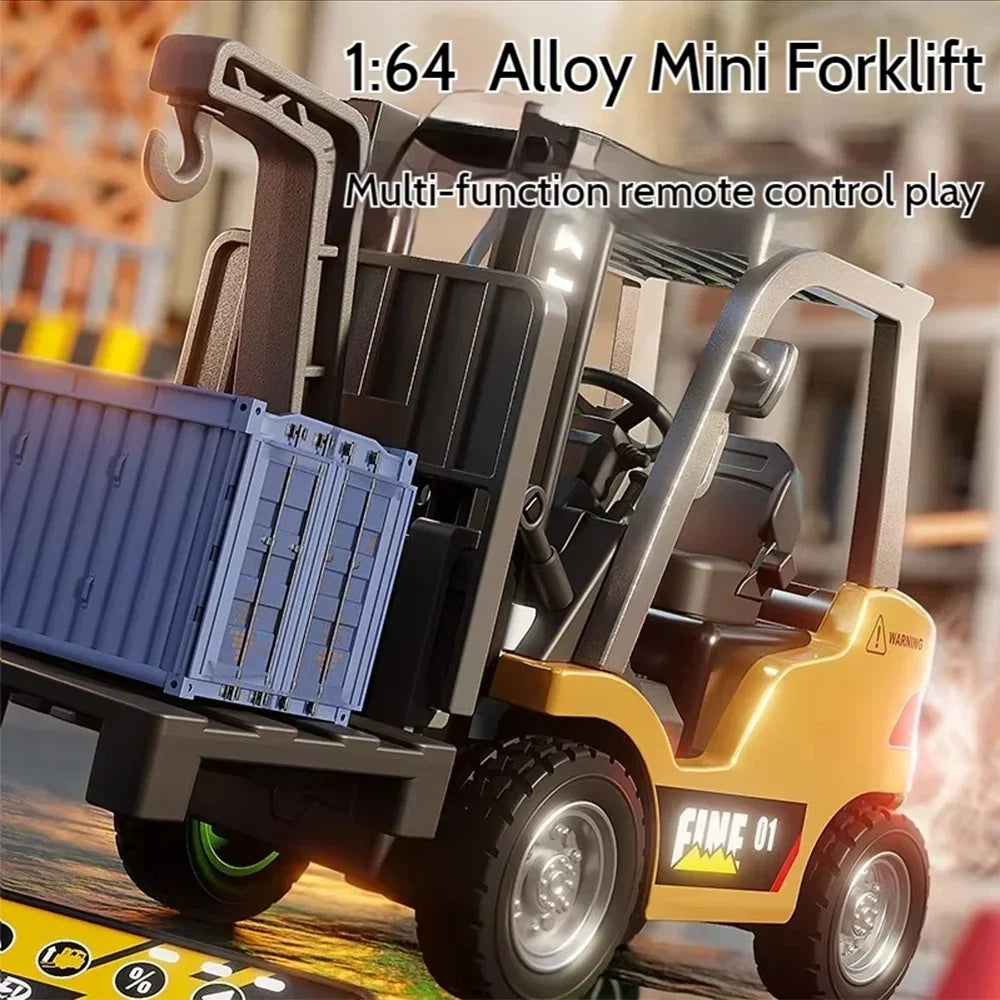 Mini Rc Forklift 1 By 64 Alloy Diecast Car &ndash; Remote Control