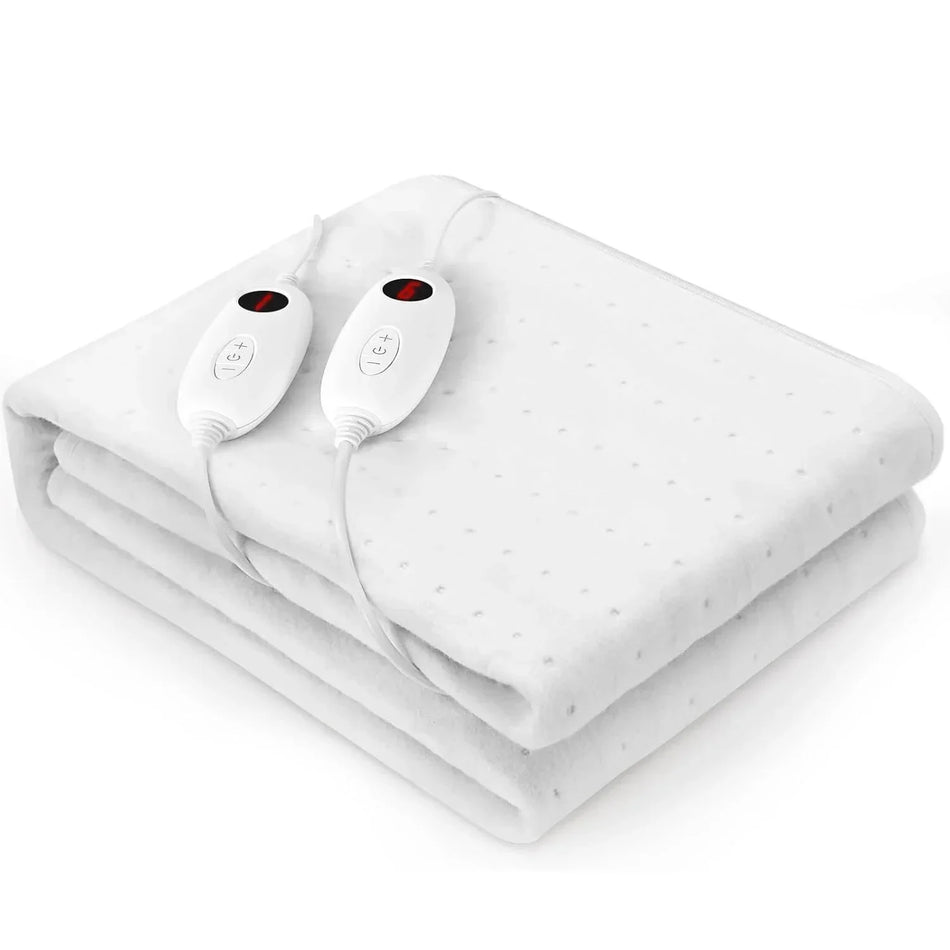 Almohadilla de colchón calefactada de control dual tamaño Queen con 6 configuraciones