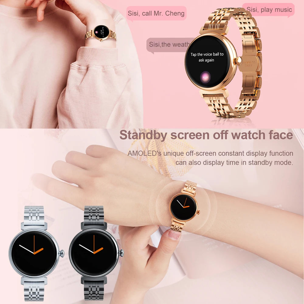1.04 Inch AMOLED Screen Fashion Ladies Smart Watch &ndash; Always On Display