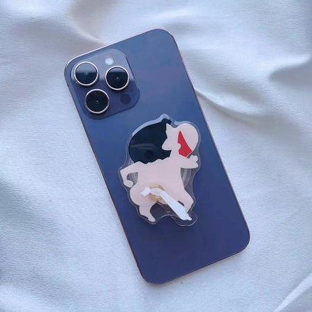 Crayon Shin-chan 3D Cute Cartoon Phone Socket Folding Holder Crayon Shin-chan 5