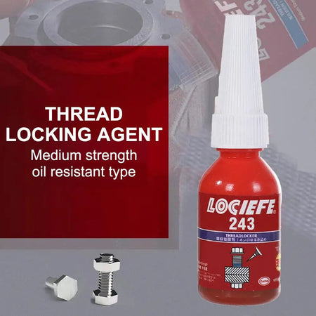 KITPIPI Threadlocker 243 &ndash; Medium Strength Adhesive for Secure Metal Threads