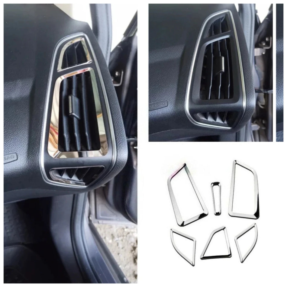 Декоративен пръстен за изхода за Ford Focus MK3 2012-2018, неръждаема стомана, акцент за ауспух