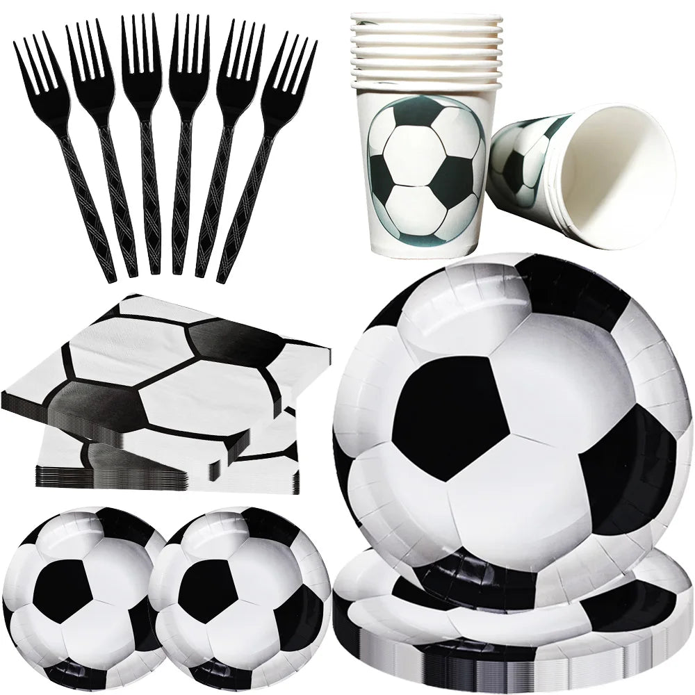 Soccer Party Supplies &ndash; Football Themed Birthday Decorations for Kids