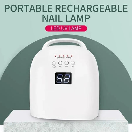 86W Manicure Lamp Cordless UV LED Nail Dryer &ndash; LCD Timer