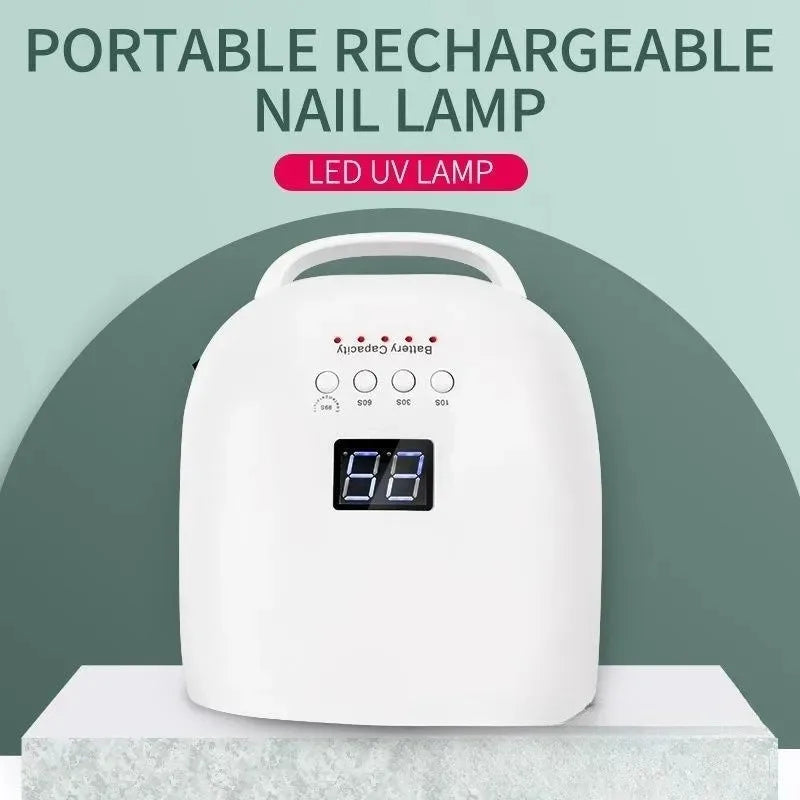 86W Manicure Lamp Cordless UV LED Nail Dryer &ndash; LCD Timer