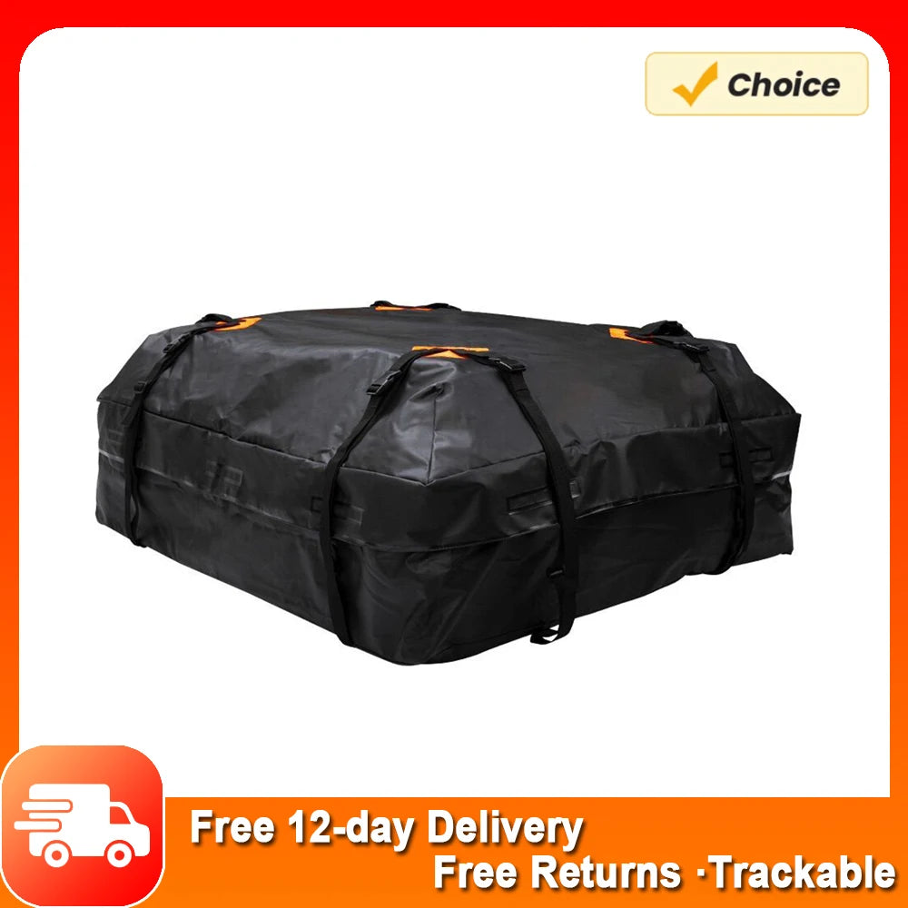 420D Waterproof Roof Cargo Bag &ndash; Large 425L Capacity black