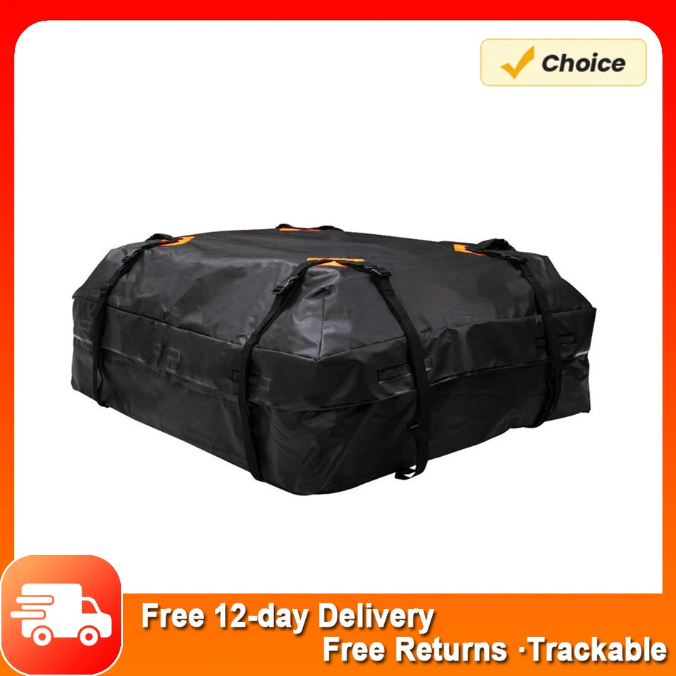 420D Waterproof Roof Cargo Bag &ndash; Large 425L Capacity black