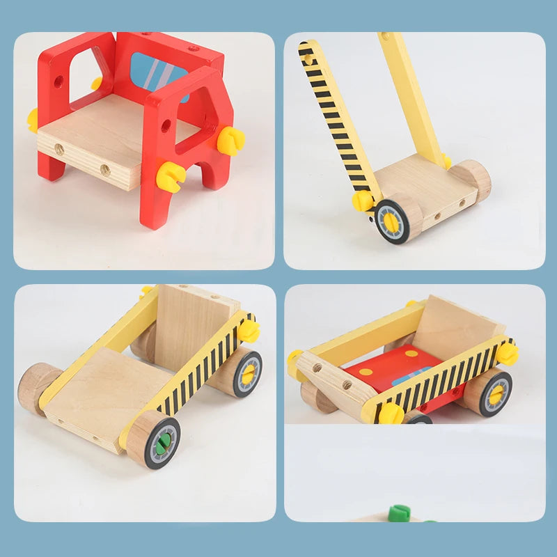 Children 3D Busy Board Wooden Toys Montessori &ndash; Fine Motor