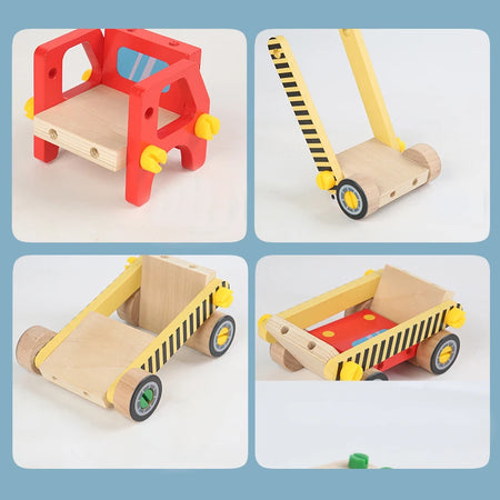 Children 3D Busy Board Wooden Toys Montessori &ndash; Fine Motor