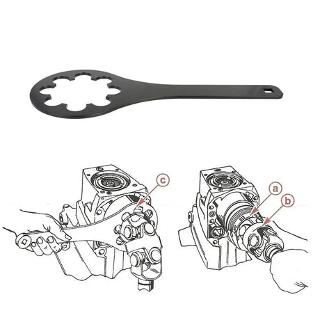 18-9803 91-17256 91-36235 90100 Bearing Retainer Spanner Nut Wrench Tool For Alpha Gen 1 Alpha Generation ll MC1 Bravo 1 by InterCyprus Trading Ltd