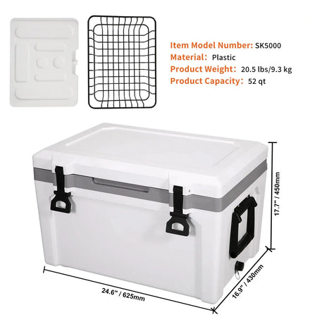 Insulated   25 33 45 52QT Hard Cooler Ice Chest 52QT / france