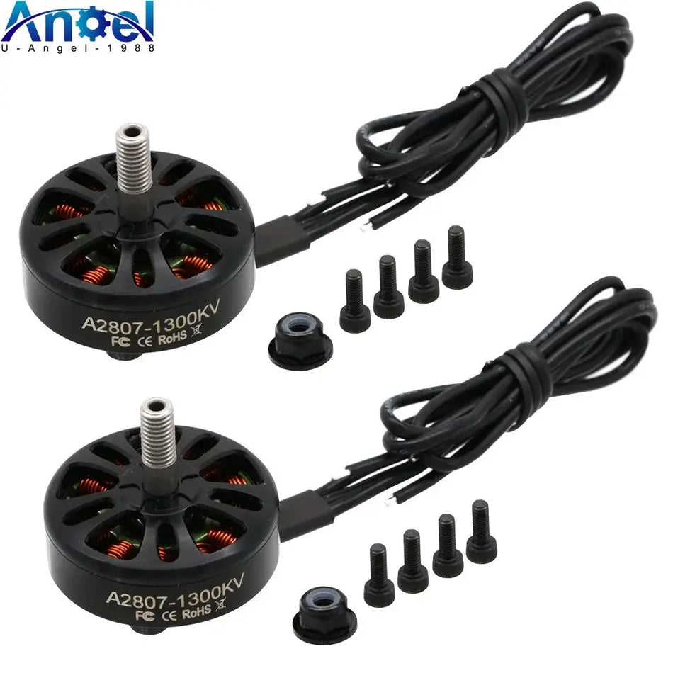 4PCS Uangel A2807 2807 1800KV 4S 1500KV 1300KV 6S Brushless Motor for FPV Freestyle 7inch Long Range LR7 Drones DIY Parts by InterCyprus Trading Ltd