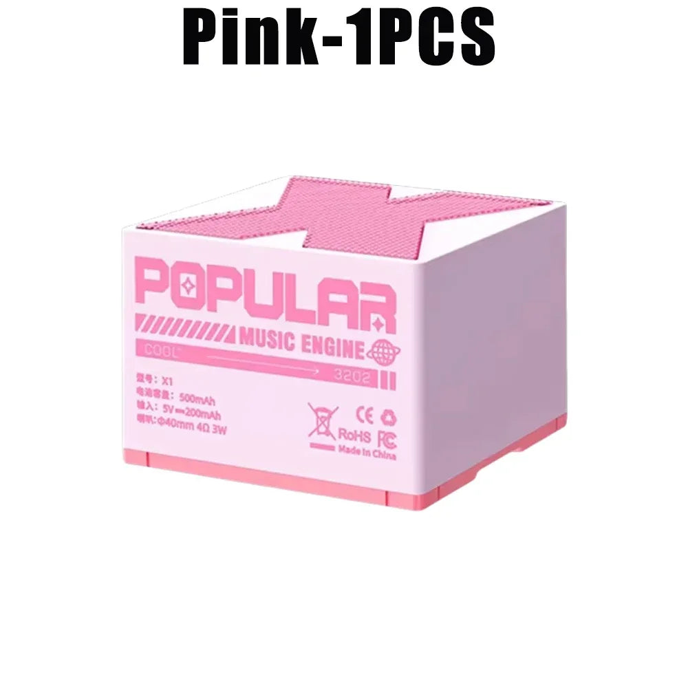 Wireless Speaker Gaming X1 Mini Pink