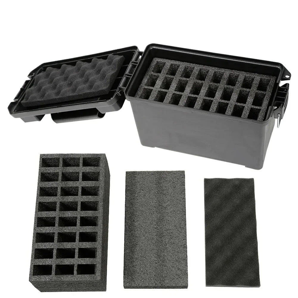 AMMO 50-P Plastic Box - Foam Pistol Magazine Holder