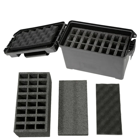AMMO 50-P Plastic Box - Foam Pistol Magazine Holder
