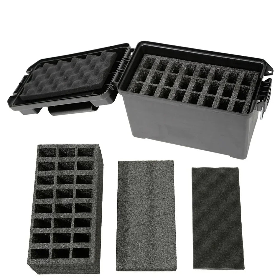 AMMO 50-P Plastic Box - Foam Pistol Magazine Holder