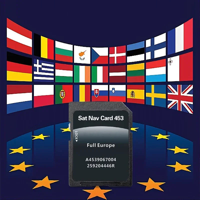 Smart 453 A4539067004 SD Card &ndash; Full Europe Map Update CHINA