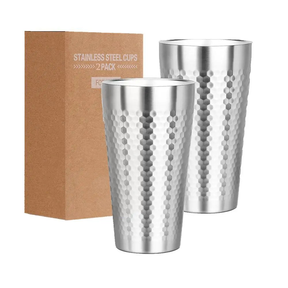 Coffee Mugs Set Of 2 16oz Stainless Steel &ndash; Insulated B Set of 2 / 16oz