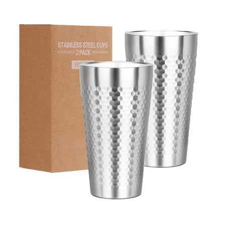 Coffee Mugs Set Of 2 16oz Stainless Steel &ndash; Insulated B Set of 2 / 16oz