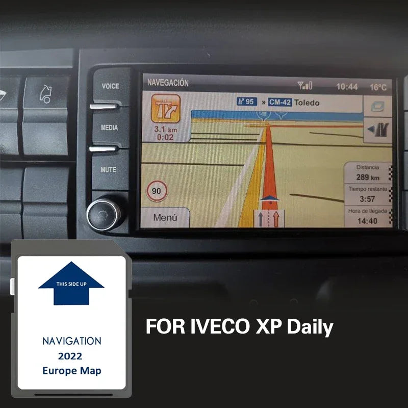 For IVECO XP Daily Cover Europe Map SD Card &ndash; HighSpeed GPS CHINA / XP Daily