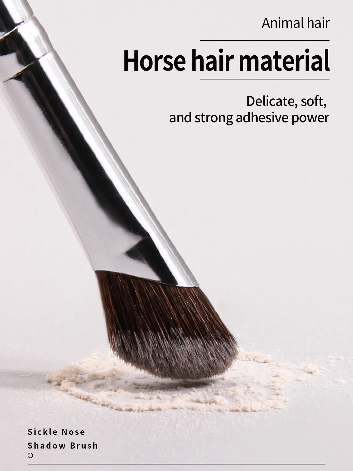 3D Nose Shadow Brush - Contour &amp; Highlight with Soft Horse Hair
