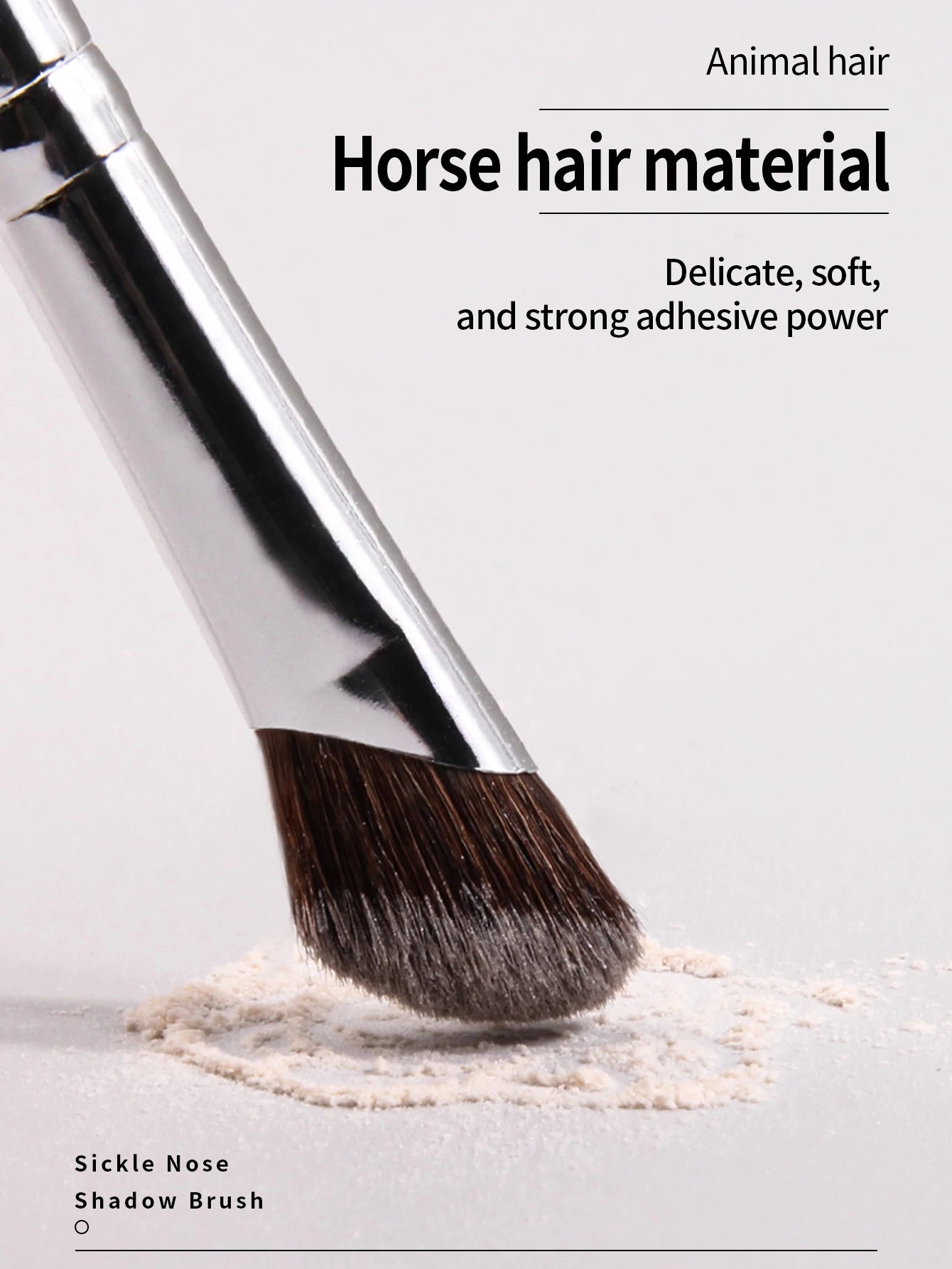 3D Nose Shadow Brush - Contour &amp; Highlight with Soft Horse Hair